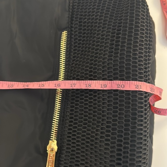 Athleta Black Mesh Quilted Casual Tote Bag - Picture 8 of 10